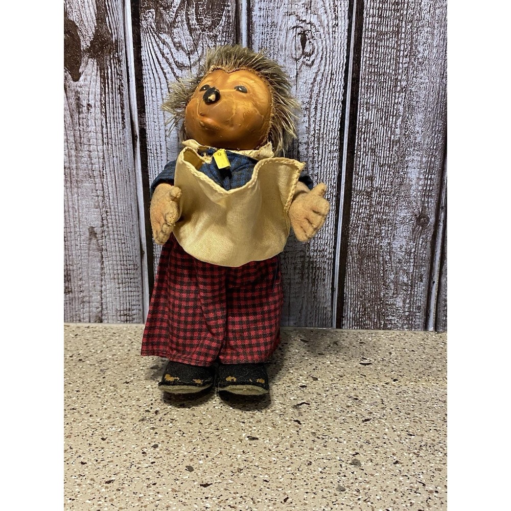 Vintage Steiff Micki German Made Hedgehog Doll